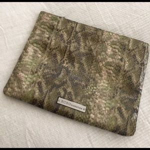 BCBGeneration Snakeskin Clutch
